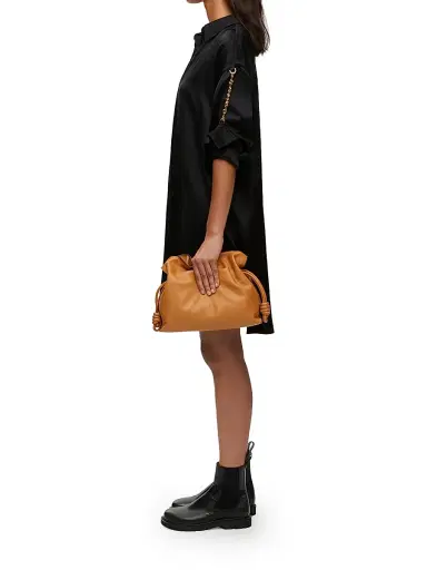 Loewe Women's Flamenco Medium Leather Clutch | Thumbnail 1 Loewe Women's Flamenco Medium Leather Clutch | Thumbnail 1