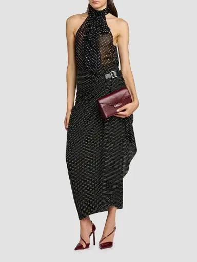 Tom Ford Women's Mini Aube Leather Shoulder Clutch | Thumbnail 2 Tom Ford Women's Mini Aube Leather Shoulder Clutch | Thumbnail 2