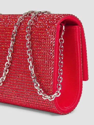 Judith Leiber Couture Women's Perry Crystal-Embellished Clutch-On-Chain | Thumbnail 6