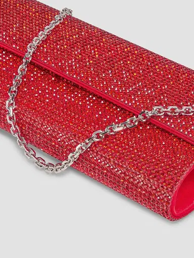 Judith Leiber Couture Women's Perry Crystal-Embellished Clutch-On-Chain | Thumbnail 7