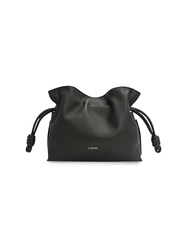 LOEWE Women's Flamenco Mini Leather Clutch - Black