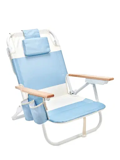 Sunnylife Deluxe Beach Chair - Blue | Thumbnail 1