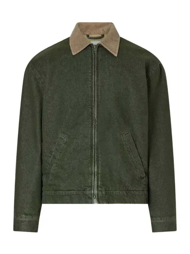 Aimé Leon Dore Corduroy-Trimmed Denim Jacket