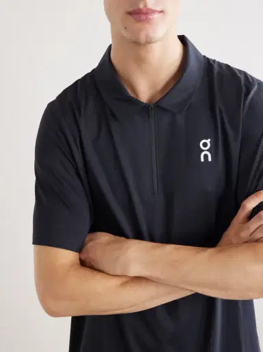 ON Court Logo-Printed Shell Polo Shirt | Thumbnail 5