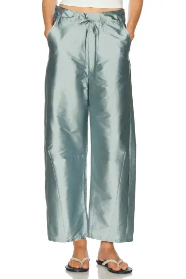 CHAN LUU Techno Taffeta Barrel Pant | Thumbnail 2