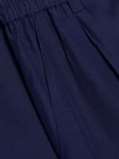 Simkhai Women's Sydnie Paperbag-Waist Wide-Leg Pants - Midnight | Thumbnail 7 Simkhai Women's Sydnie Paperbag-Waist Wide-Leg Pants - Midnight | Thumbnail 7