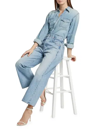 Citizens of Humanity Women's Vintage Gaucho High-Rise Wide-Leg Jeans | Thumbnail 2 Citizens of Humanity Women's Vintage Gaucho High-Rise Wide-Leg Jeans | Thumbnail 2