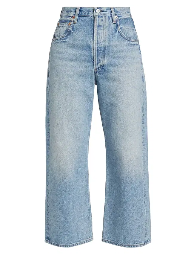 Citizens of Humanity Women's Vintage Gaucho High-Rise Wide-Leg Jeans - Misty