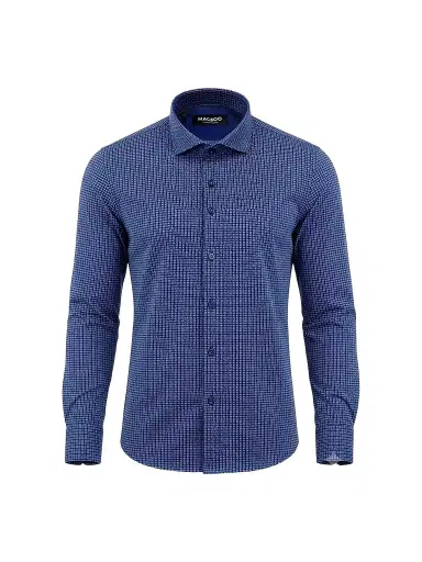 Maceoo Men's Einstein Stretch Shirt - Blue - Size XXXL | Thumbnail 1
