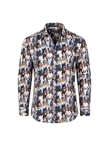 Maceoo Men's Fibonacci Marthyr Canine Shirt | Thumbnail 1 Maceoo Men's Fibonacci Marthyr Canine Shirt | Thumbnail 1
