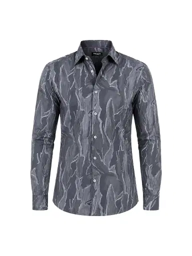 Maceoo Men's Fibonacci Woven Shirt - Grey - Size XXXL | Thumbnail 1 Maceoo Men's Fibonacci Woven Shirt - Grey - Size XXXL | Thumbnail 1