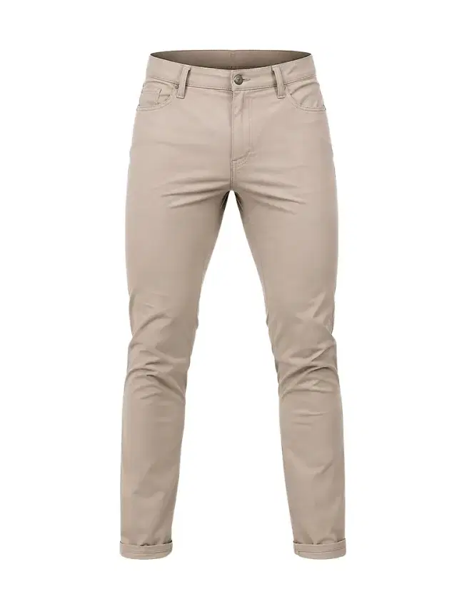 Maceoo Men's Marthyr Stretch Pants - Beige