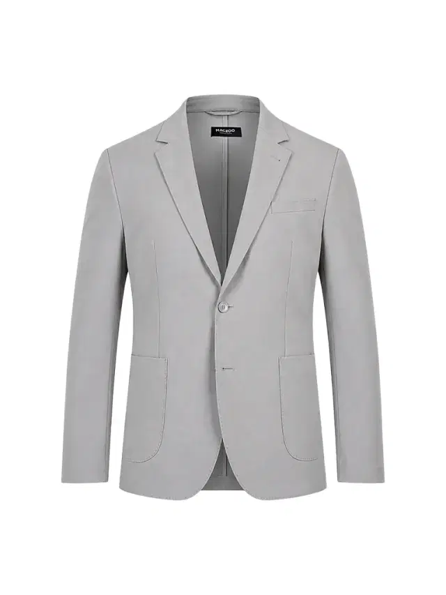 Maceoo Men's Descartes Unconstructed Blazer - Grey