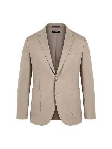 Maceoo Men's Descartes Unconstructed Blazer - Beige - Size XXXXL | Thumbnail 1