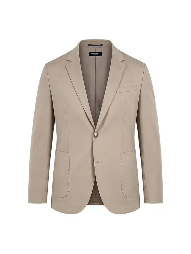 Maceoo Men's Descartes Unconstructed Blazer - Beige