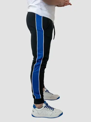 Maceoo Men's On-Track Jogger Pants - Black | Thumbnail 2 Maceoo Men's On-Track Jogger Pants - Black | Thumbnail 2