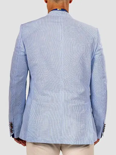 Maceoo Men's Socrate Marthyr Blazer - Blue - Size XXXXL | Thumbnail 3