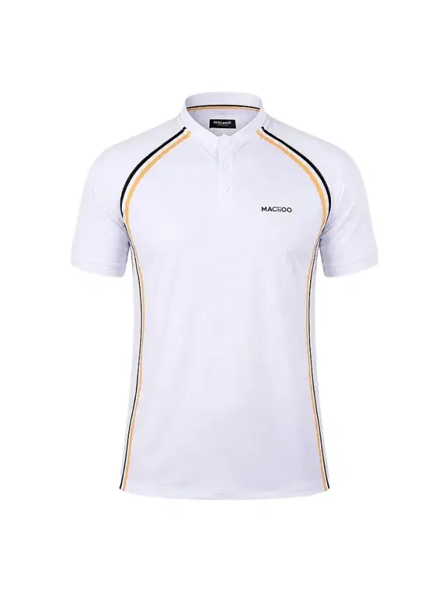 Maceoo Men's Golf Polo Shirt - White