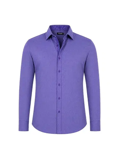 Maceoo Men's Einstein Stretch Shirt - Purple - Size XXXL | Thumbnail 1 Maceoo Men's Einstein Stretch Shirt - Purple - Size XXXL | Thumbnail 1