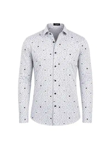 Maceoo Men's Einstein Woven Shirt - White - Size XXXL | Thumbnail 1 Maceoo Men's Einstein Woven Shirt - White - Size XXXL | Thumbnail 1