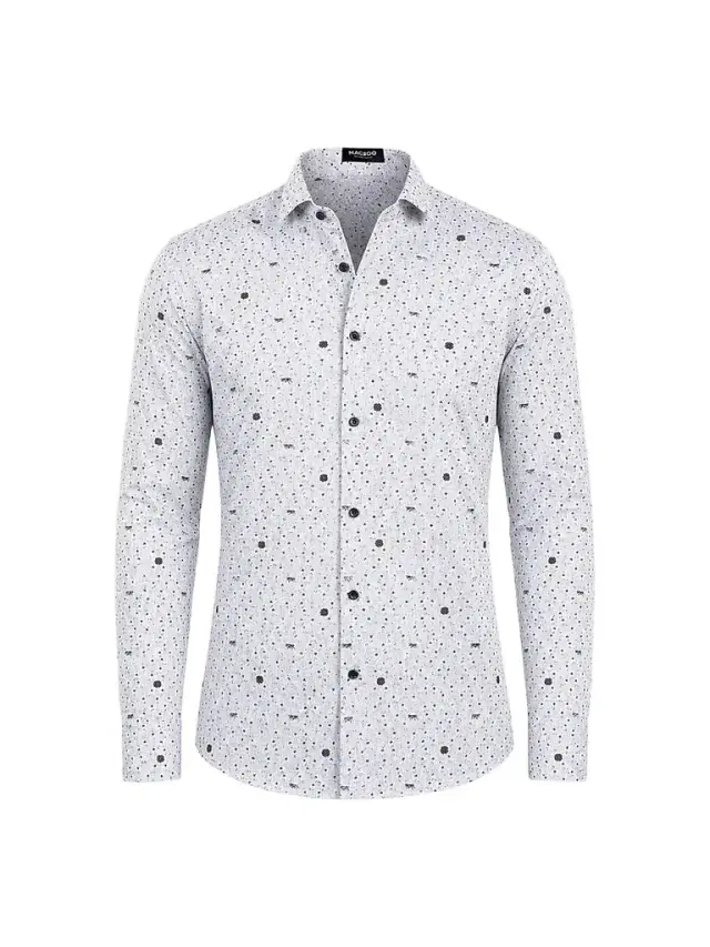 Maceoo Men's Einstein Woven Shirt - White
