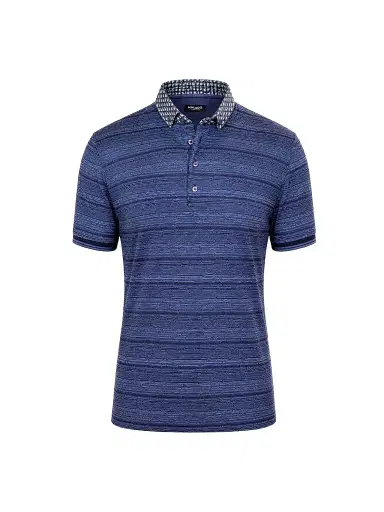 Maceoo Men's Knit Polo Shirt - Blue - Size XXXXL | Thumbnail 1 Maceoo Men's Knit Polo Shirt - Blue - Size XXXXL | Thumbnail 1