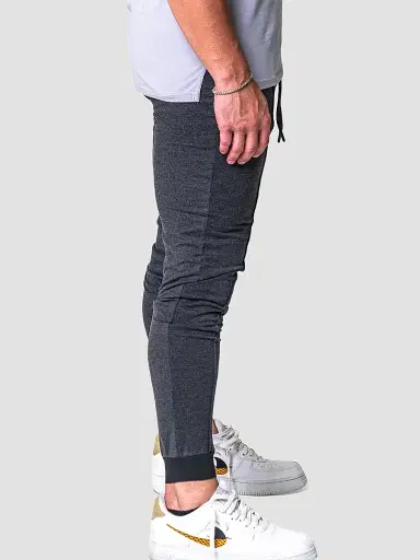 Maceoo Men's Stamped Joggers - Grey | Thumbnail 5