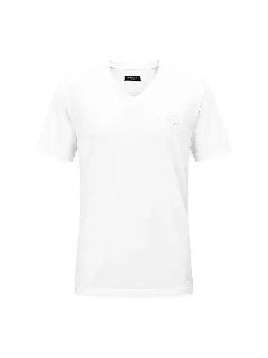 Maceoo Men's V-Neck SS Short Sleeve T-Shirt - White - Size XXXL | Thumbnail 1 Maceoo Men's V-Neck SS Short Sleeve T-Shirt - White - Size XXXL | Thumbnail 1