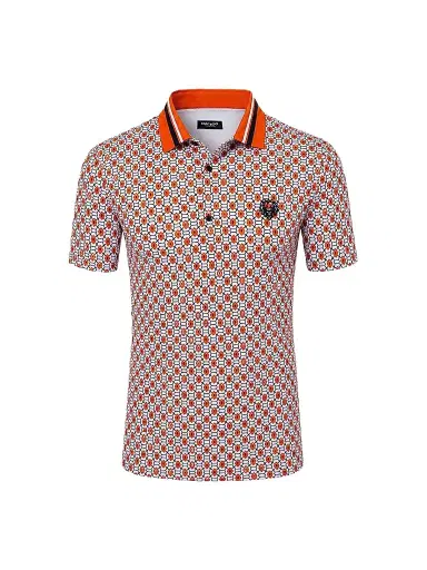 Maceoo Men's Golf Polo Shirt - Red - Size XL | Thumbnail 1