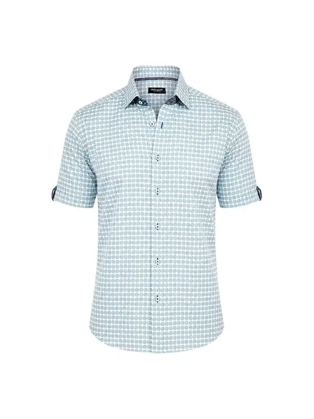Maceoo Men's Galileo Short Sleeve Shirt - Green