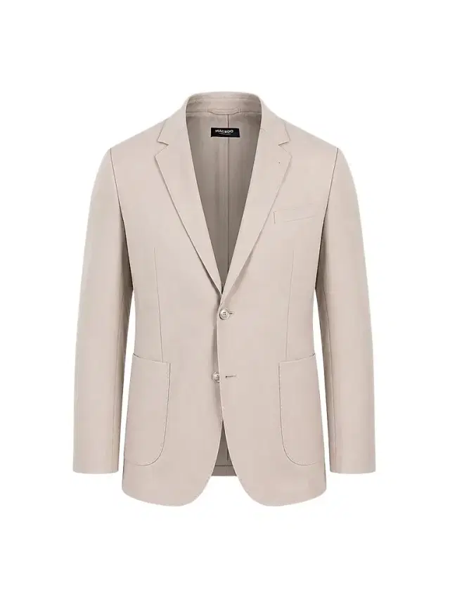 Maceoo Men's Descartes Unconstructed Blazer - Beige