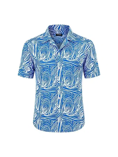 Maceoo Men's Apachi Marthyr Shirt - Blue - Size XXXXL | Thumbnail 1 Maceoo Men's Apachi Marthyr Shirt - Blue - Size XXXXL | Thumbnail 1