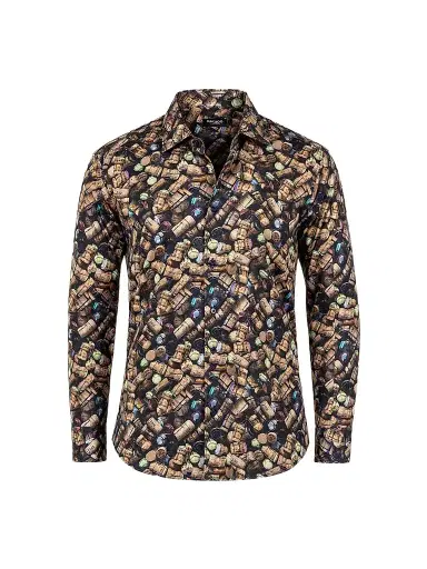 Maceoo Men's Fibonacci Marthyr Cork Shirt | Thumbnail 1
