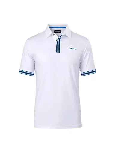 Maceoo Men's Golf Polo Shirt - White - Size XXXL | Thumbnail 1 Maceoo Men's Golf Polo Shirt - White - Size XXXL | Thumbnail 1