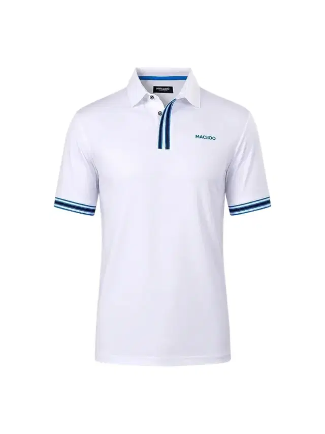 Maceoo Men's Golf Polo Shirt - White