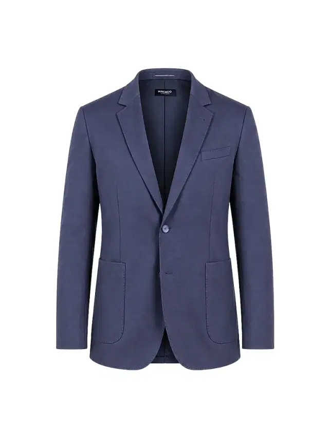Maceoo Men's Descartes Unconstructed Blazer - Blue