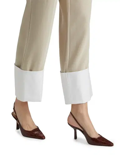 Cinq à Sept Women's Maesa Turn-Up Pants | Thumbnail 6 Cinq à Sept Women's Maesa Turn-Up Pants | Thumbnail 6
