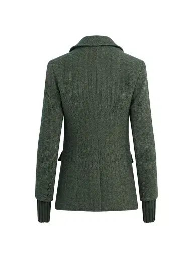 Favorite Daughter Women's The City Herringbone Wool-Blend Blazer - Yorkshire Herring - Size XS | Thumbnail 3