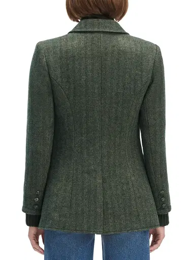 Favorite Daughter Women's The City Herringbone Wool-Blend Blazer - Yorkshire Herring - Size XS | Thumbnail 6