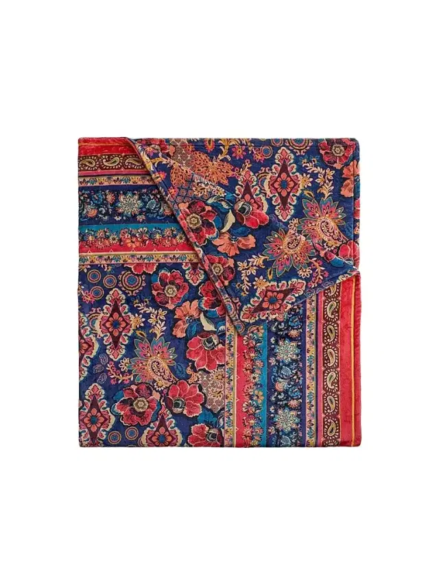 Johnny Was Laurel Canyon Cozy Blanket - Emanuela Burnout Scarf