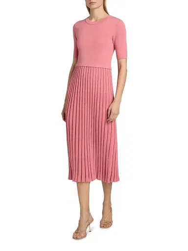 Elie Tahari Women's Vesper Sweater Midi-Dress - Dragonfruit - Size XL | Thumbnail 2