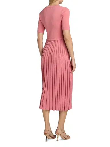 Elie Tahari Women's Vesper Sweater Midi-Dress - Dragonfruit - Size XL | Thumbnail 5
