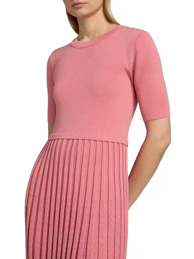 Elie Tahari Women's Vesper Sweater Midi-Dress - Dragonfruit - Size XL | Thumbnail 6