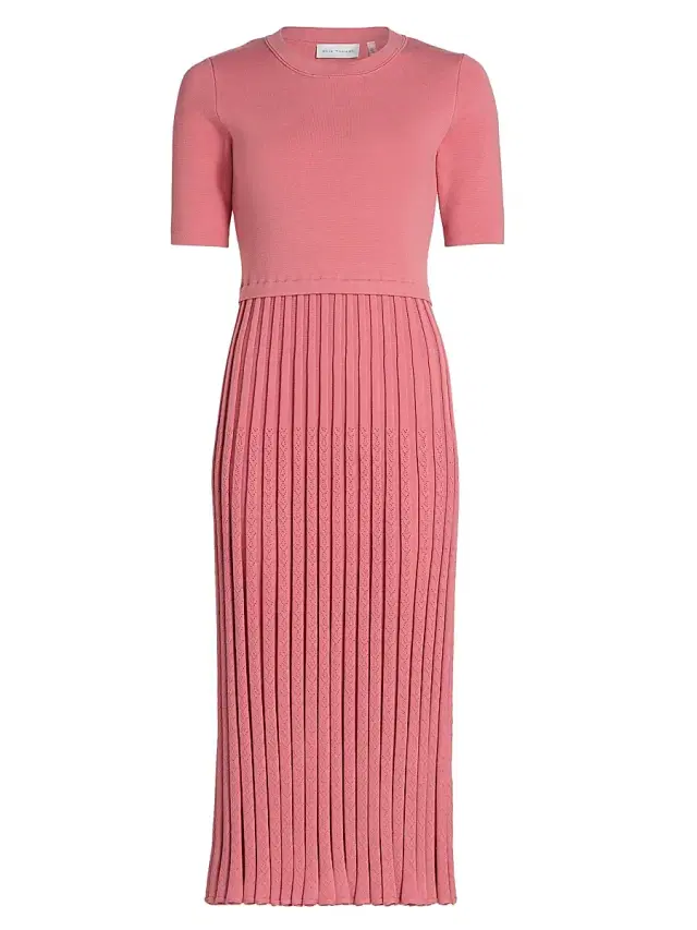 Elie Tahari Women's Vesper Sweater Midi-Dress - Dragonfruit