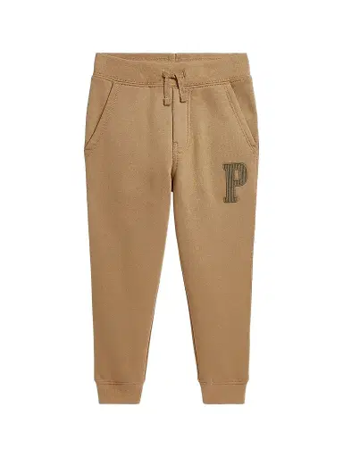 Polo Ralph Lauren Little Boy's & Boy's Logo Joggers - Camel - Size 18 | Thumbnail 1 Polo Ralph Lauren Little Boy's & Boy's Logo Joggers - Camel - Size 18 | Thumbnail 1