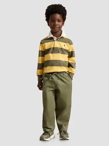 Polo Ralph Lauren Little Boy's & Boy's Cotton Jersey Rugby Shirt | Thumbnail 2 Polo Ralph Lauren Little Boy's & Boy's Cotton Jersey Rugby Shirt | Thumbnail 2