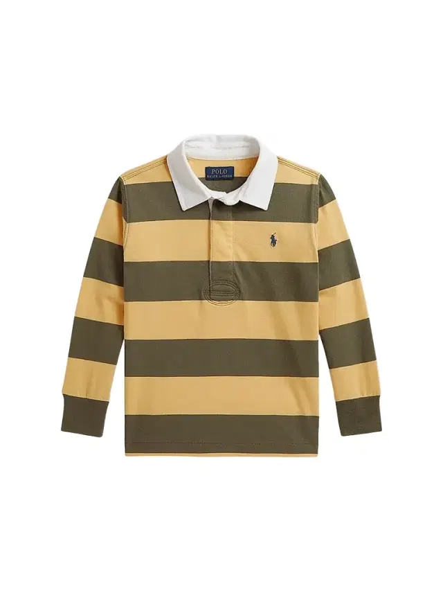 Little Boy's & Boy's Cotton Jersey Rugby Shirt - Beach Yellow Cruise