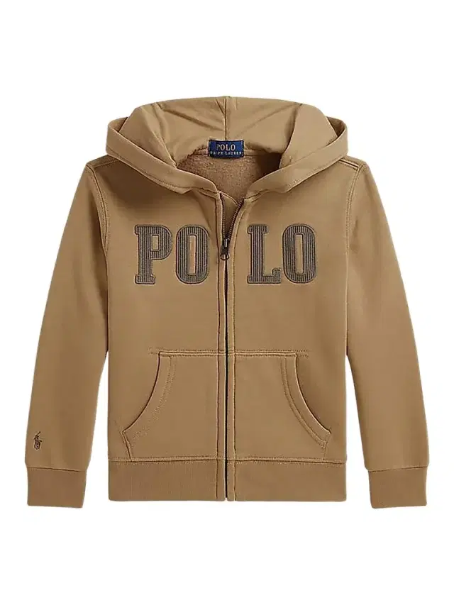 Polo Ralph Lauren Little Boy's & Boy's Logo Zip Hoodie - Camel