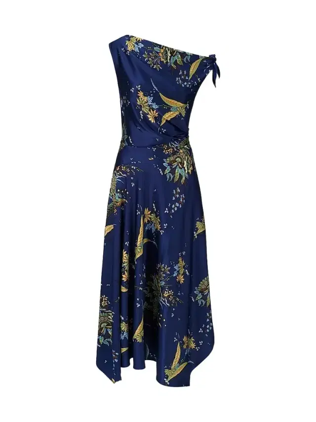 Staud Women's Portia Silk Maxi Dress - Tapestry Midnight