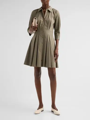 L'Agence Women's Journi Pintuck Minidress | Thumbnail 2 L'Agence Women's Journi Pintuck Minidress | Thumbnail 2